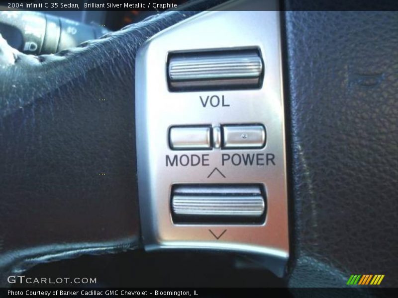 Brilliant Silver Metallic / Graphite 2004 Infiniti G 35 Sedan
