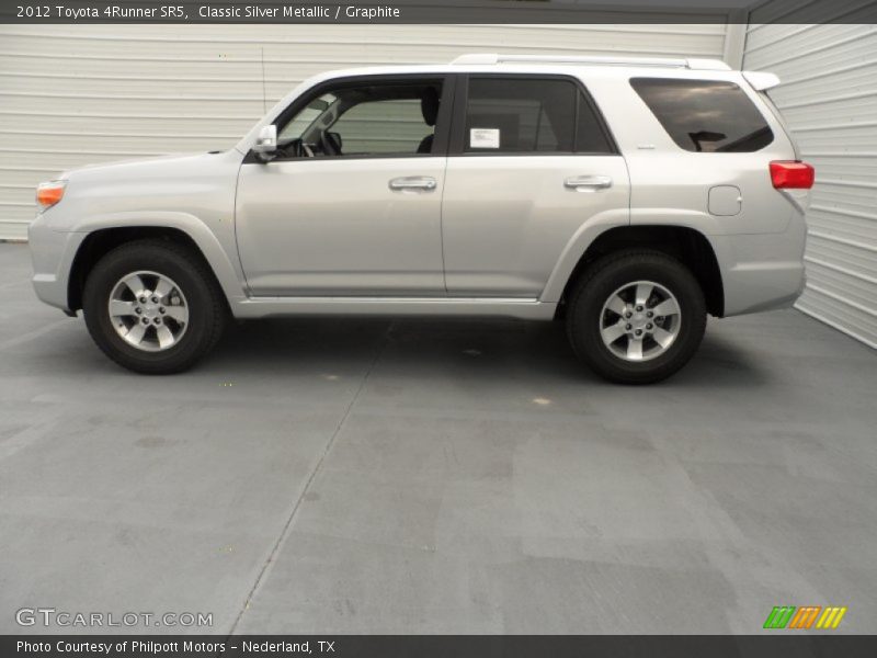 Classic Silver Metallic / Graphite 2012 Toyota 4Runner SR5