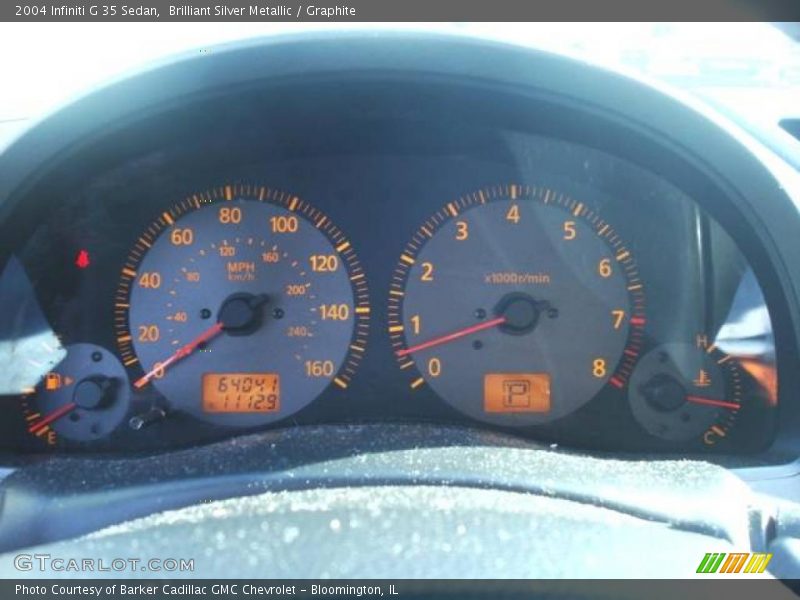 Brilliant Silver Metallic / Graphite 2004 Infiniti G 35 Sedan