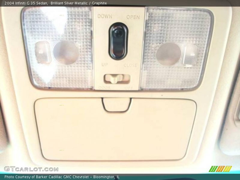 Brilliant Silver Metallic / Graphite 2004 Infiniti G 35 Sedan