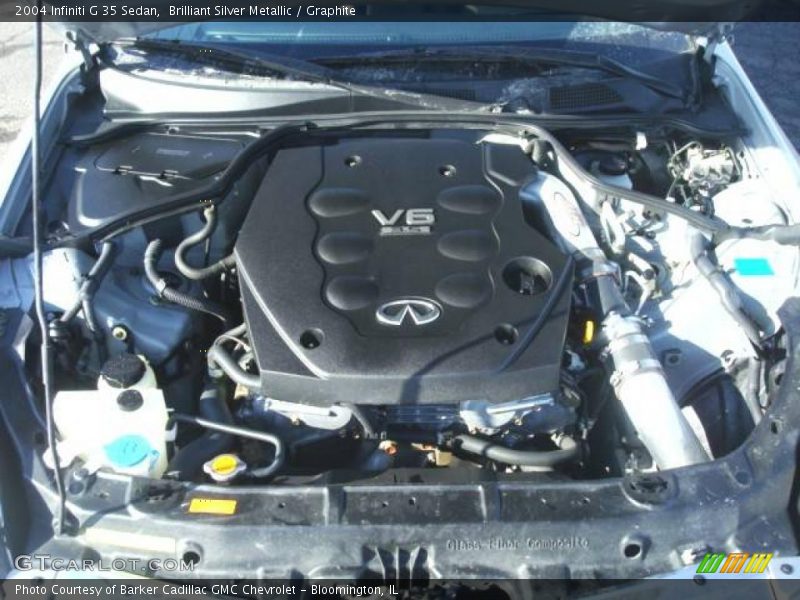 Brilliant Silver Metallic / Graphite 2004 Infiniti G 35 Sedan