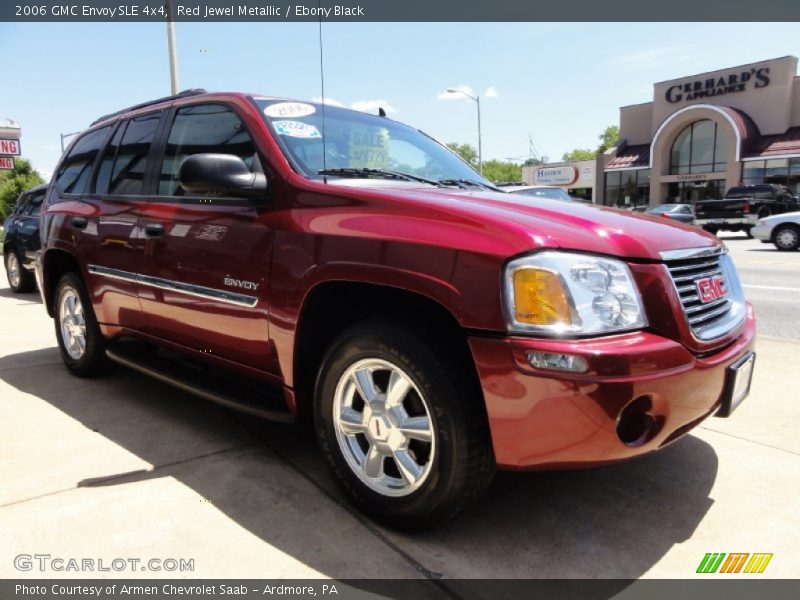 Red Jewel Metallic / Ebony Black 2006 GMC Envoy SLE 4x4