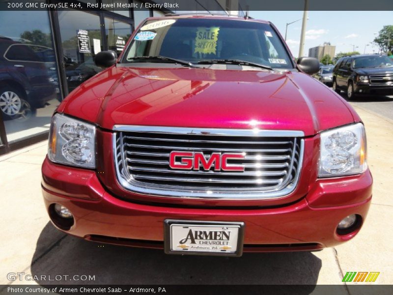 Red Jewel Metallic / Ebony Black 2006 GMC Envoy SLE 4x4