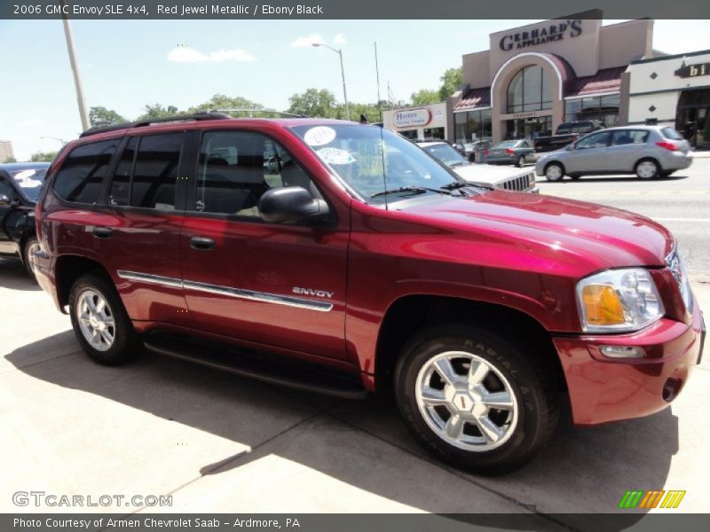 Red Jewel Metallic / Ebony Black 2006 GMC Envoy SLE 4x4