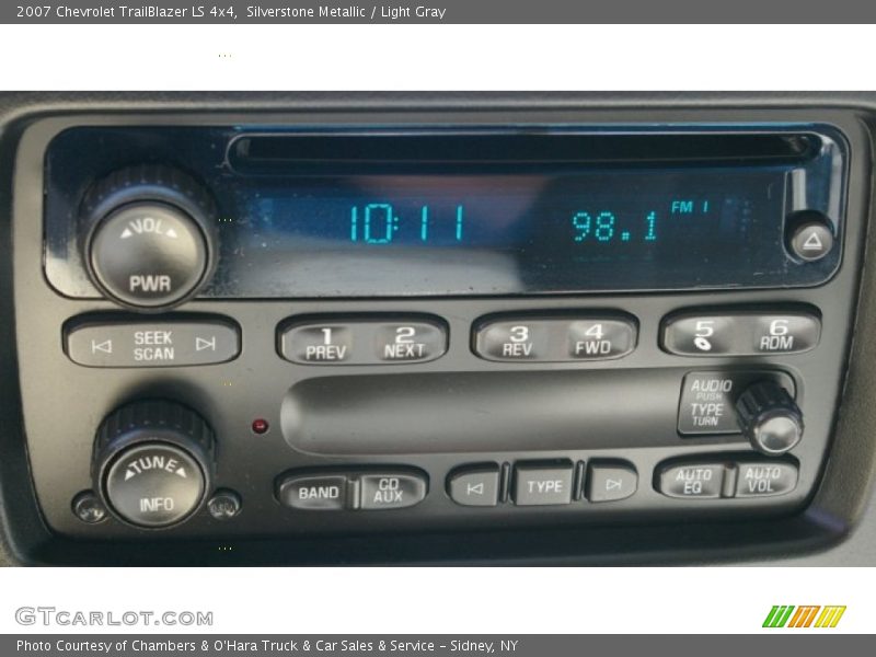 Silverstone Metallic / Light Gray 2007 Chevrolet TrailBlazer LS 4x4