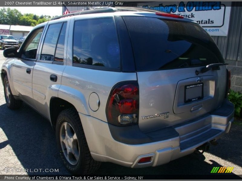 Silverstone Metallic / Light Gray 2007 Chevrolet TrailBlazer LS 4x4