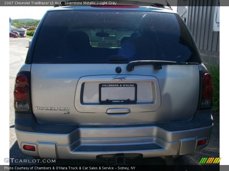 Silverstone Metallic / Light Gray 2007 Chevrolet TrailBlazer LS 4x4