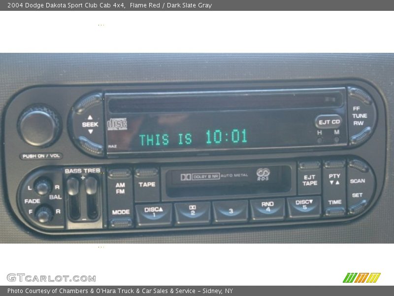 Flame Red / Dark Slate Gray 2004 Dodge Dakota Sport Club Cab 4x4