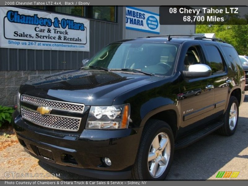 Black / Ebony 2008 Chevrolet Tahoe LTZ 4x4