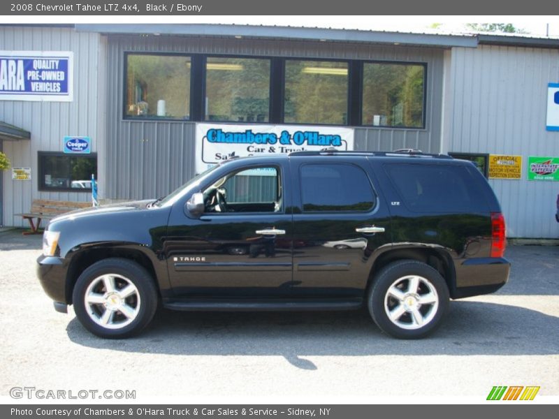 Black / Ebony 2008 Chevrolet Tahoe LTZ 4x4