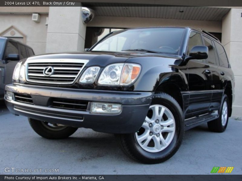 Black Onyx / Gray 2004 Lexus LX 470