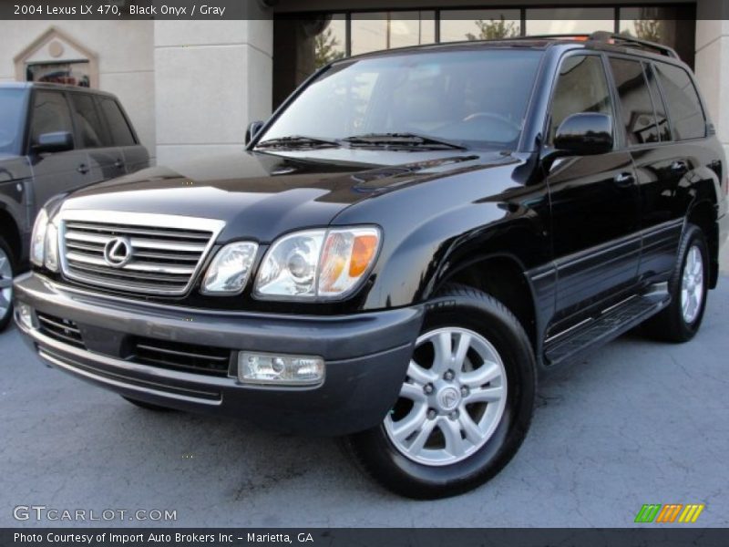 Black Onyx / Gray 2004 Lexus LX 470