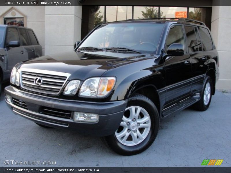 Black Onyx / Gray 2004 Lexus LX 470