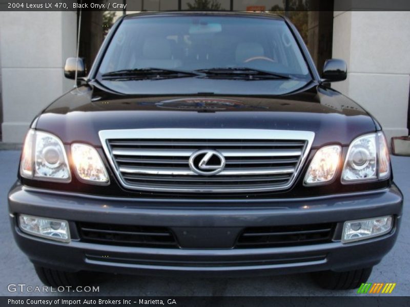 Black Onyx / Gray 2004 Lexus LX 470