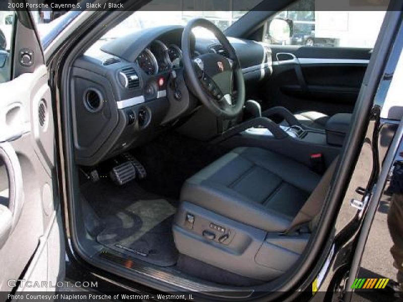 Black / Black 2008 Porsche Cayenne S