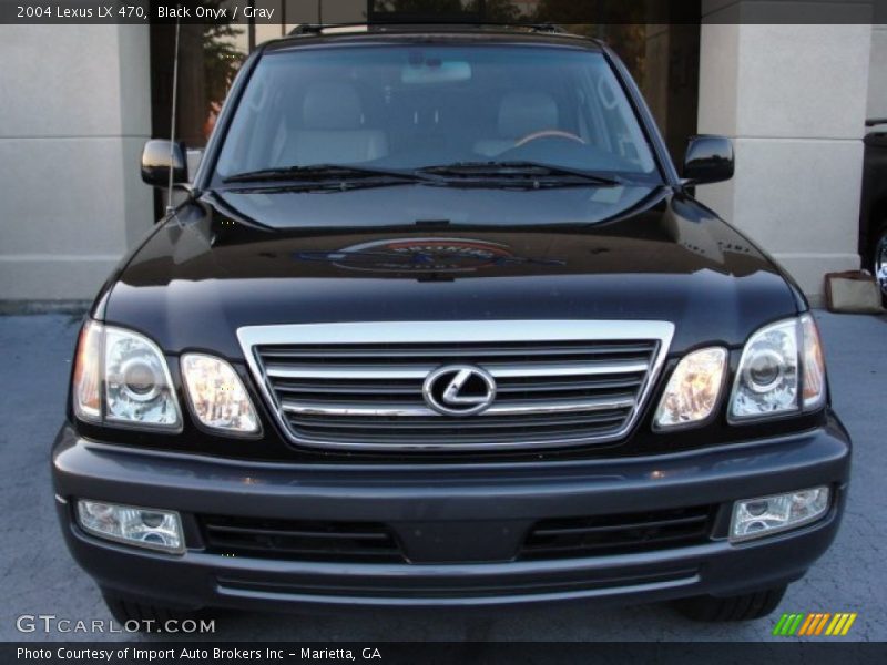 Black Onyx / Gray 2004 Lexus LX 470