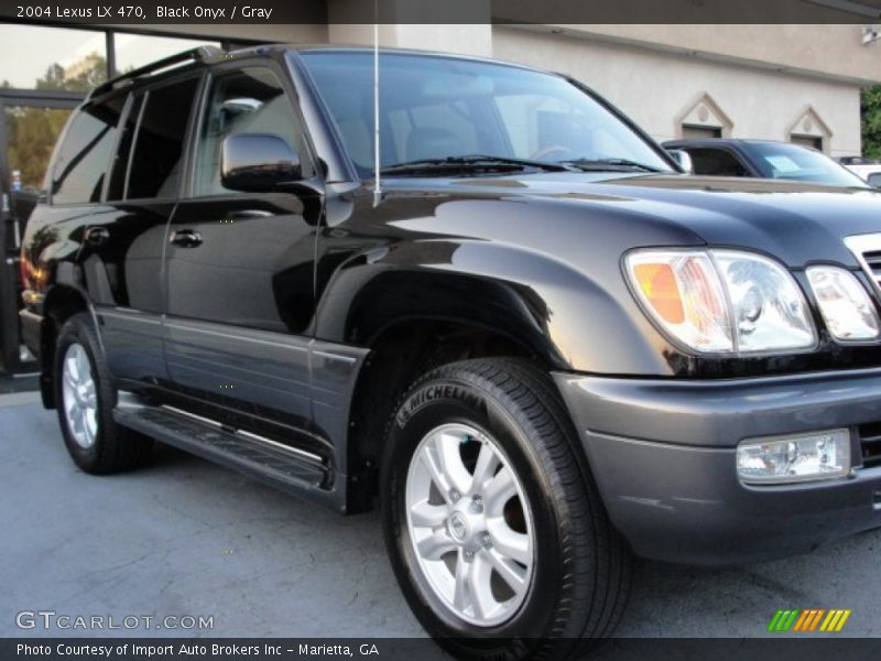 Black Onyx / Gray 2004 Lexus LX 470