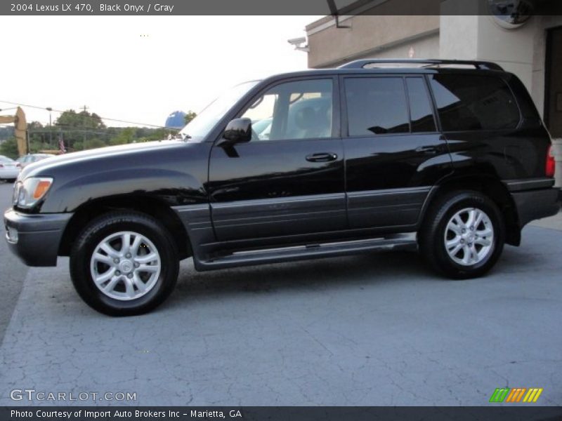 Black Onyx / Gray 2004 Lexus LX 470