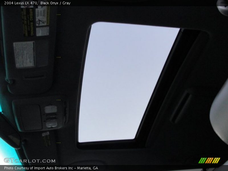 Black Onyx / Gray 2004 Lexus LX 470
