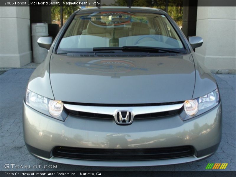 Magnetic Pearl / Ivory 2006 Honda Civic Hybrid Sedan
