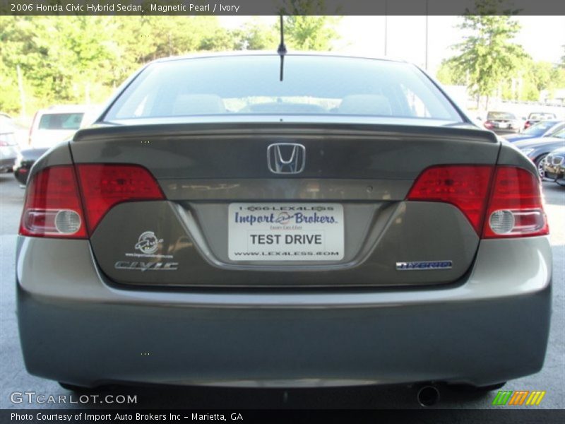 Magnetic Pearl / Ivory 2006 Honda Civic Hybrid Sedan