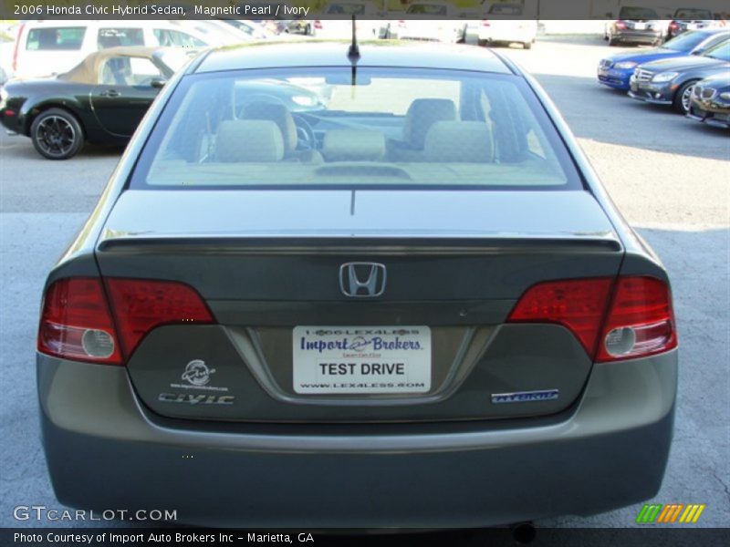 Magnetic Pearl / Ivory 2006 Honda Civic Hybrid Sedan