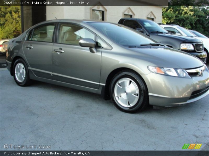 Magnetic Pearl / Ivory 2006 Honda Civic Hybrid Sedan