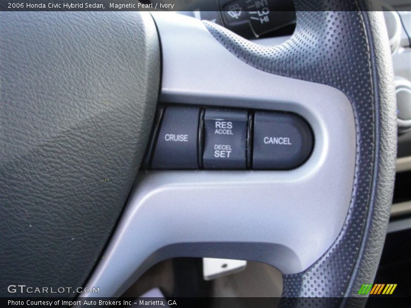Magnetic Pearl / Ivory 2006 Honda Civic Hybrid Sedan