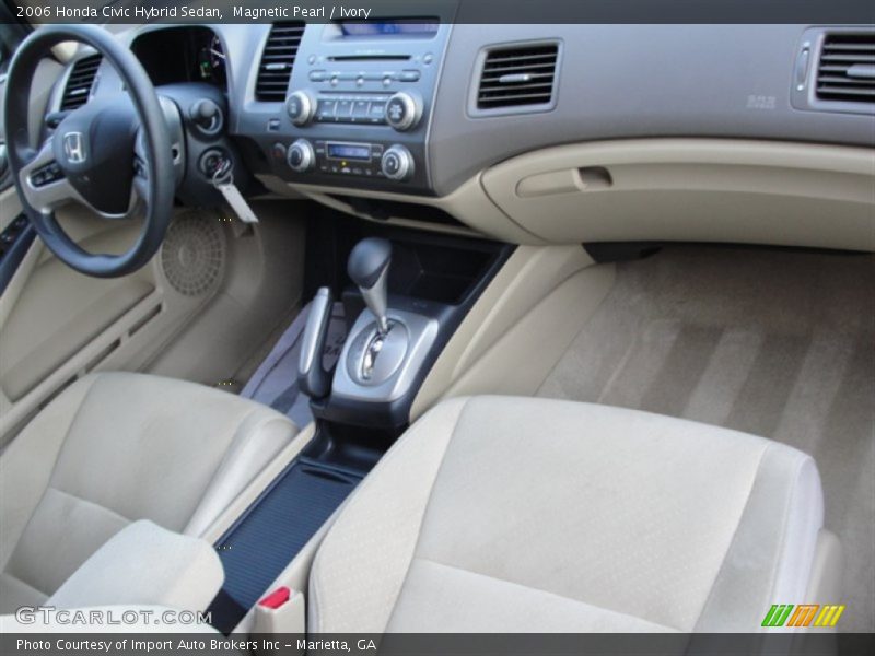 Magnetic Pearl / Ivory 2006 Honda Civic Hybrid Sedan