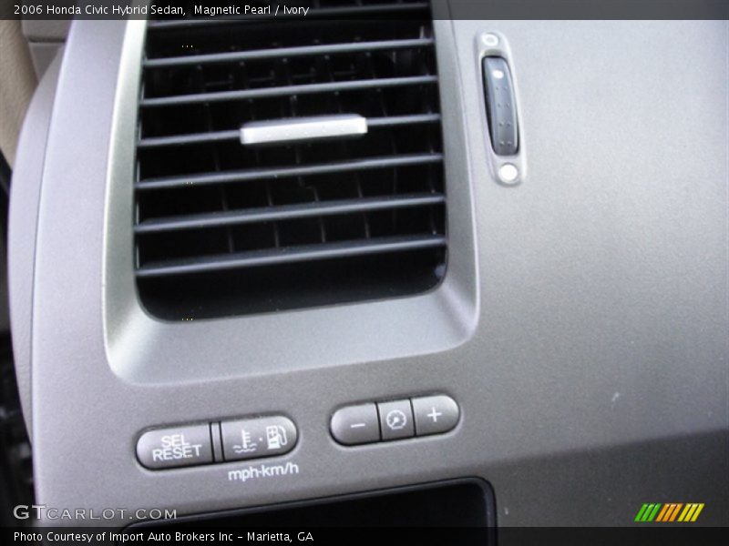 Magnetic Pearl / Ivory 2006 Honda Civic Hybrid Sedan