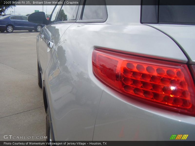 Brilliant Silver Metallic / Graphite 2005 Infiniti FX 35