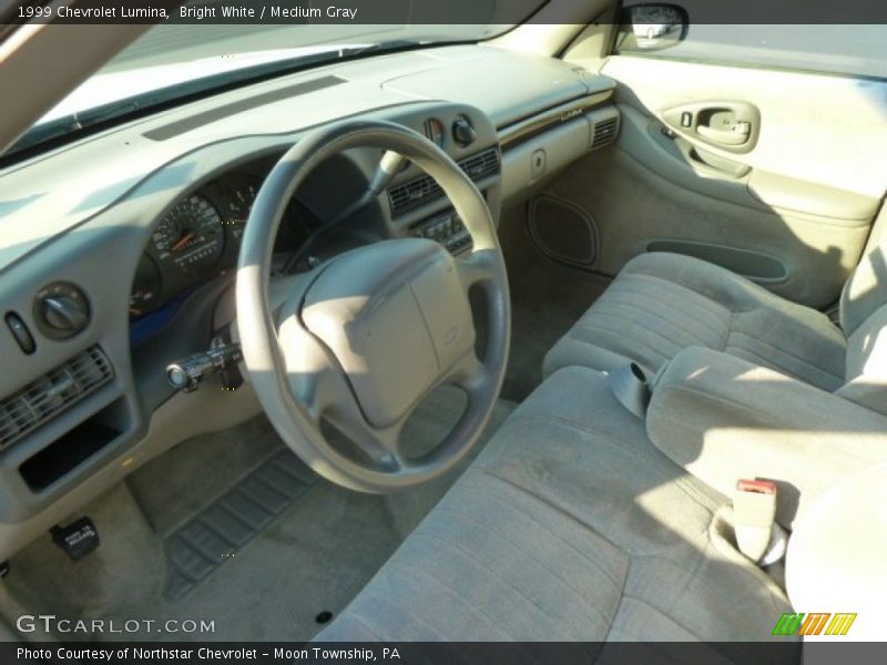 Bright White / Medium Gray 1999 Chevrolet Lumina