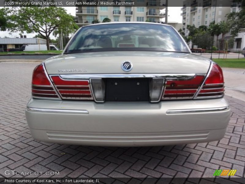 Gold Ash Metallic / Medium Parchment 2005 Mercury Grand Marquis LS