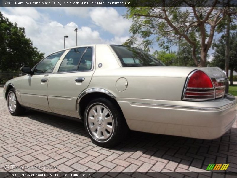 Gold Ash Metallic / Medium Parchment 2005 Mercury Grand Marquis LS