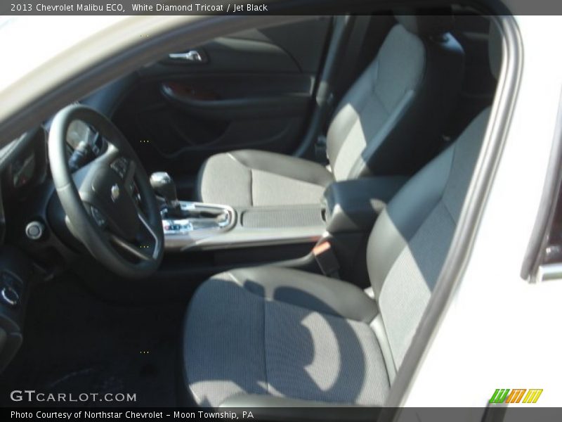White Diamond Tricoat / Jet Black 2013 Chevrolet Malibu ECO