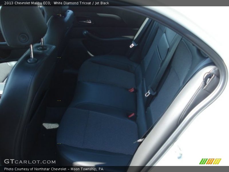 White Diamond Tricoat / Jet Black 2013 Chevrolet Malibu ECO