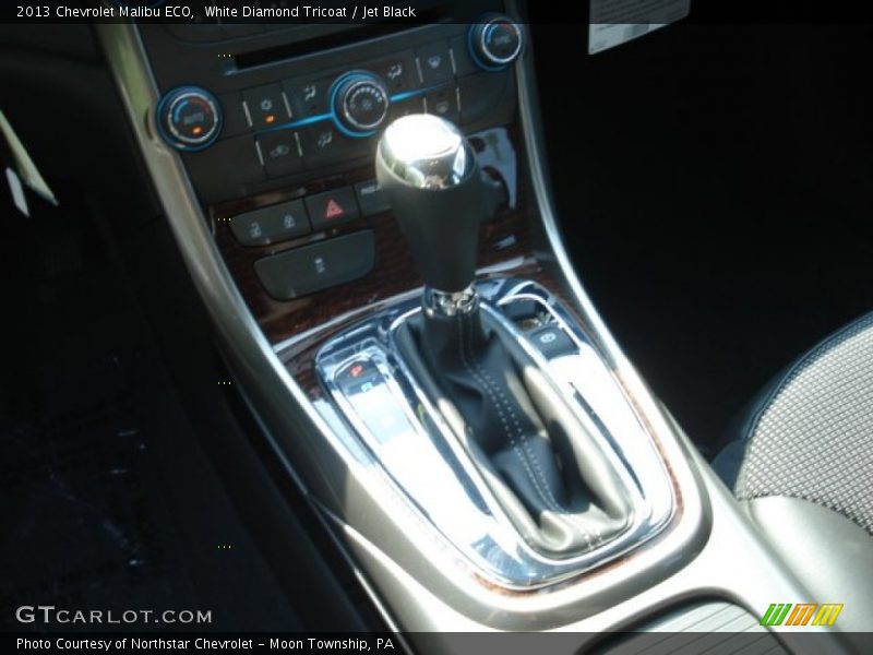 White Diamond Tricoat / Jet Black 2013 Chevrolet Malibu ECO