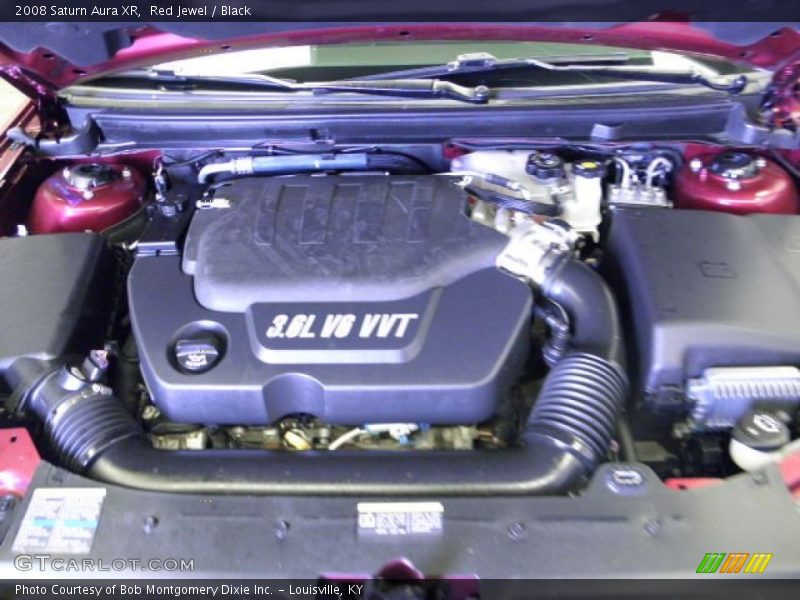 Red Jewel / Black 2008 Saturn Aura XR
