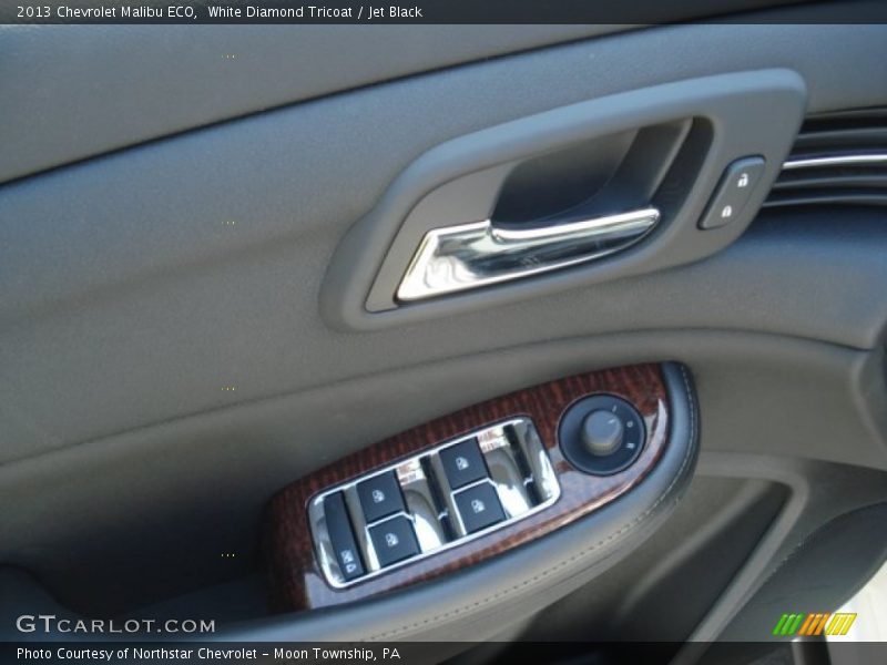 White Diamond Tricoat / Jet Black 2013 Chevrolet Malibu ECO