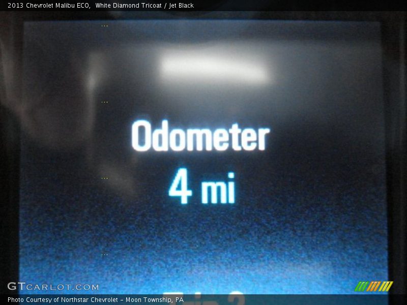 White Diamond Tricoat / Jet Black 2013 Chevrolet Malibu ECO