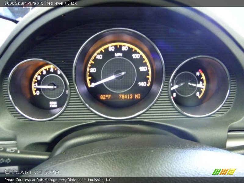 Red Jewel / Black 2008 Saturn Aura XR