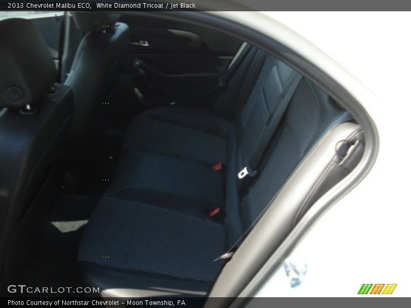 White Diamond Tricoat / Jet Black 2013 Chevrolet Malibu ECO