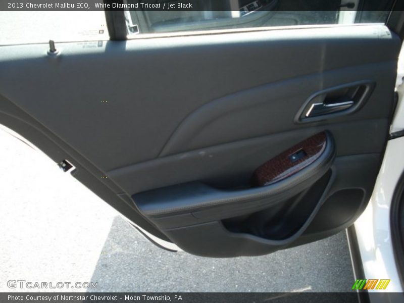 White Diamond Tricoat / Jet Black 2013 Chevrolet Malibu ECO