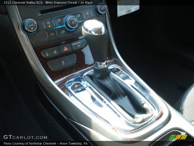 White Diamond Tricoat / Jet Black 2013 Chevrolet Malibu ECO