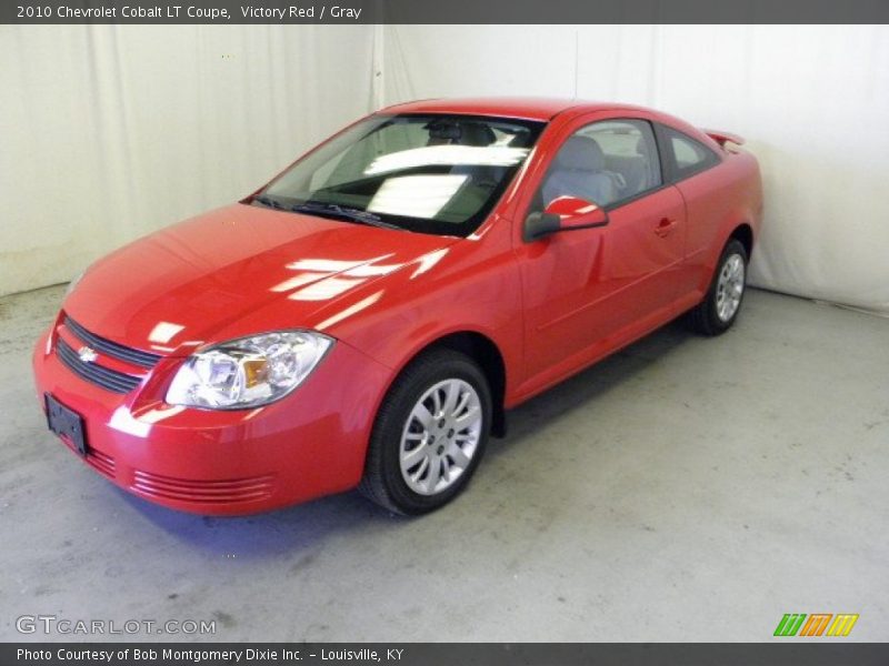 Victory Red / Gray 2010 Chevrolet Cobalt LT Coupe