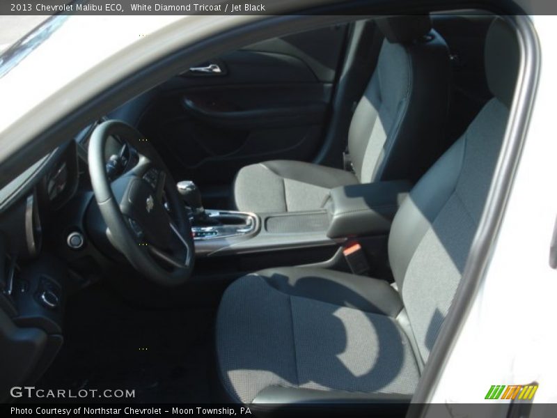 White Diamond Tricoat / Jet Black 2013 Chevrolet Malibu ECO
