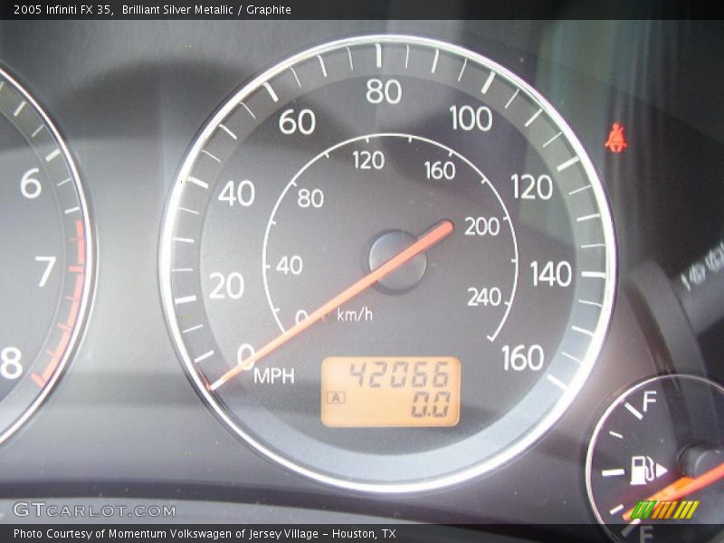 Brilliant Silver Metallic / Graphite 2005 Infiniti FX 35