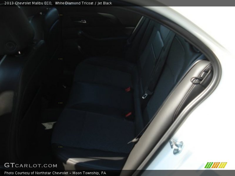 White Diamond Tricoat / Jet Black 2013 Chevrolet Malibu ECO