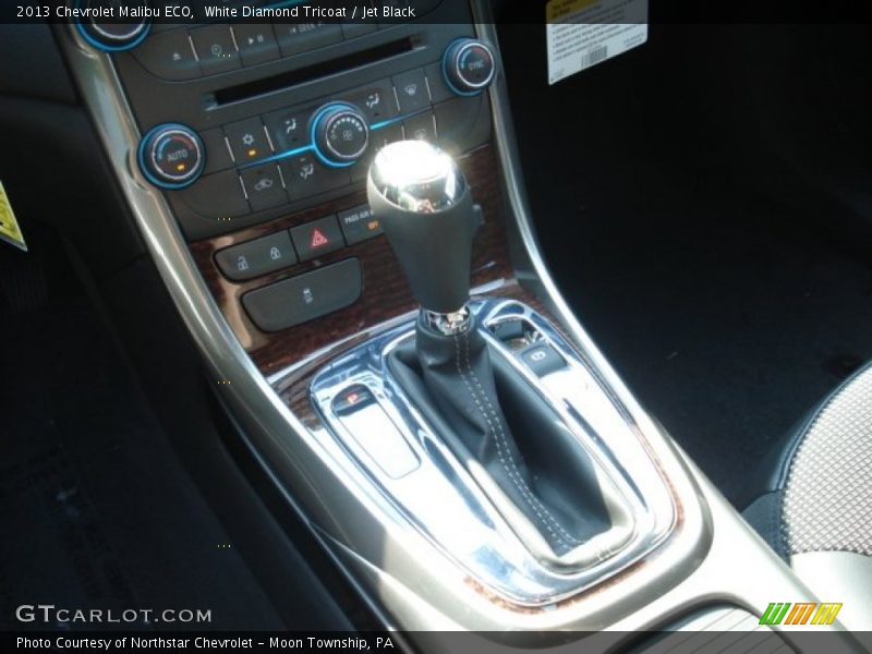White Diamond Tricoat / Jet Black 2013 Chevrolet Malibu ECO
