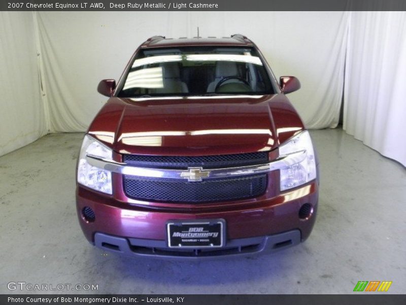 Deep Ruby Metallic / Light Cashmere 2007 Chevrolet Equinox LT AWD